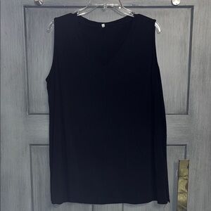 Amazon Black V-Neck Tank Top